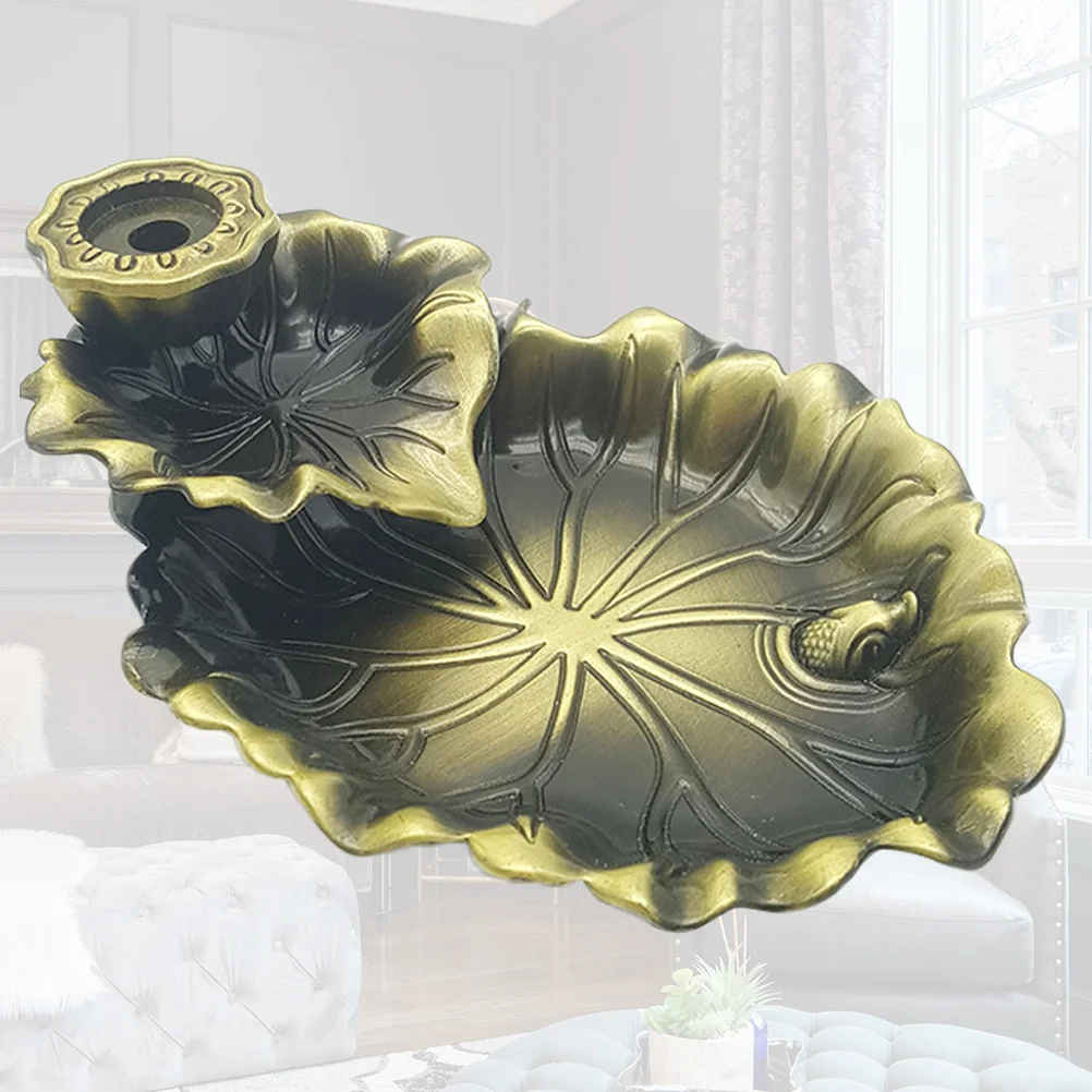 

Burner Backflow Holder Handcrafted Cones Sticks Aromatherapy Vintagedesk Ornaments Waterfall Lotus Leaf