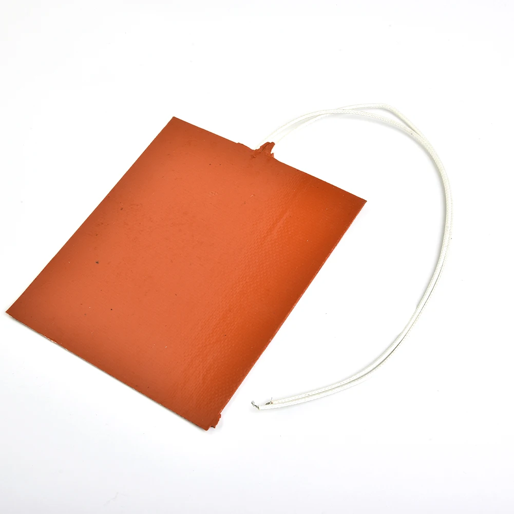 

New 12V 12W Silicone Waterproof Heater Pad For Printer Heated Bed Heating Mat 100*120mm High Quality Household Products