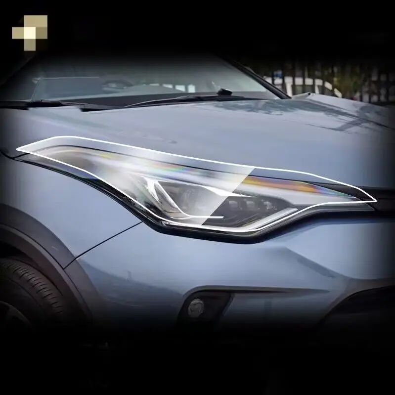

For Toyota C-HR 2020-2023 Car Exterior Headlight Anti-scratch TPU Protective film Anti-scratch Repair film Accessories Refit