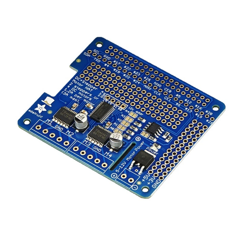 Фото Суперраспродажа: Adafruit DC- и шаговый двигатель/модуль Stepper Motor HAT для Raspberry Pi, 2348 №4