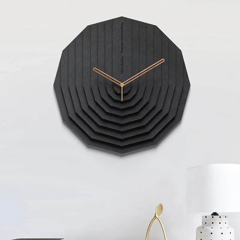 Horloge murale de luxe nordique pour cuisine Дизайн современный салон киловатт silencieux cadeau
