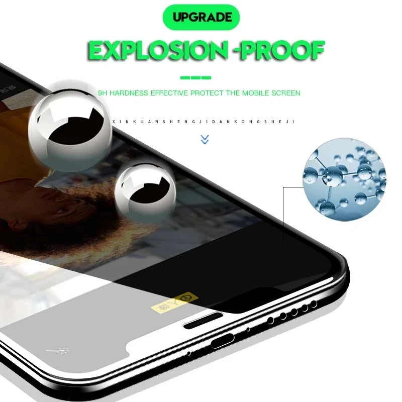 4PCS 20D Tempered Glass For iPhone 14 12 11 Pro Max 7 8 Plus Full Cover Screen Protector For iPhone 12 Mini 13 PRO X XR XS MAX