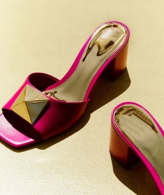 Купить Шлепки Женские На Каблуке