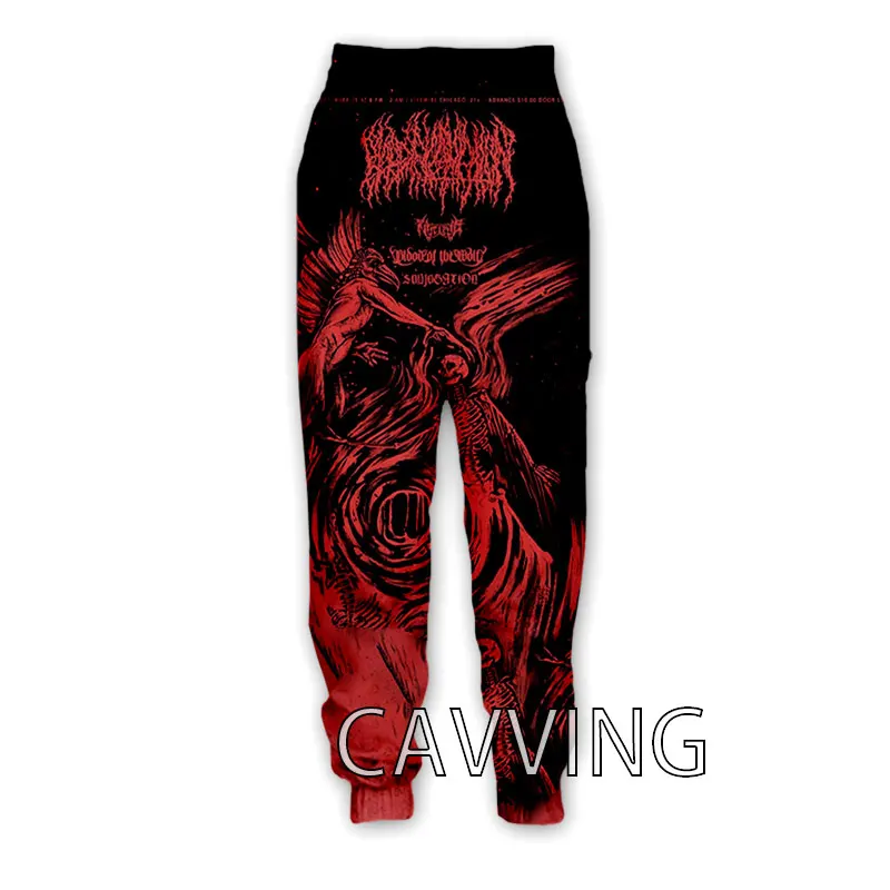 Повседневные брюки CAVVING с 3D принтом крови спортивные тренировочные прямые для