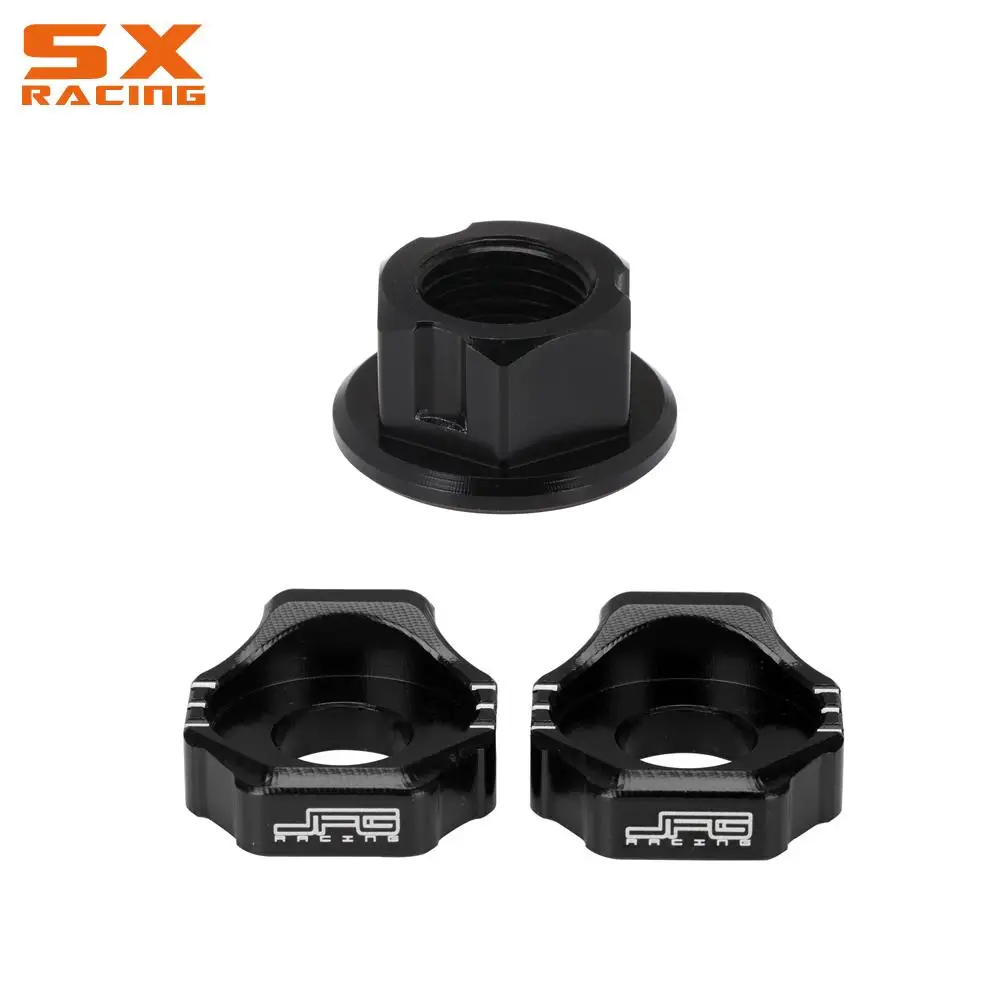 

Motorcycle CNC Rear Axle Nut Chain Adjust Axle Blocks For Sur-Ron Light Bee S X For Segway X160 X260