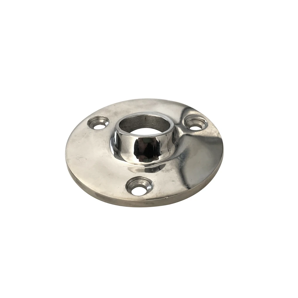 

Boat Base Marine Rail Stanchion Stainless Steel Round Bracket Hardware