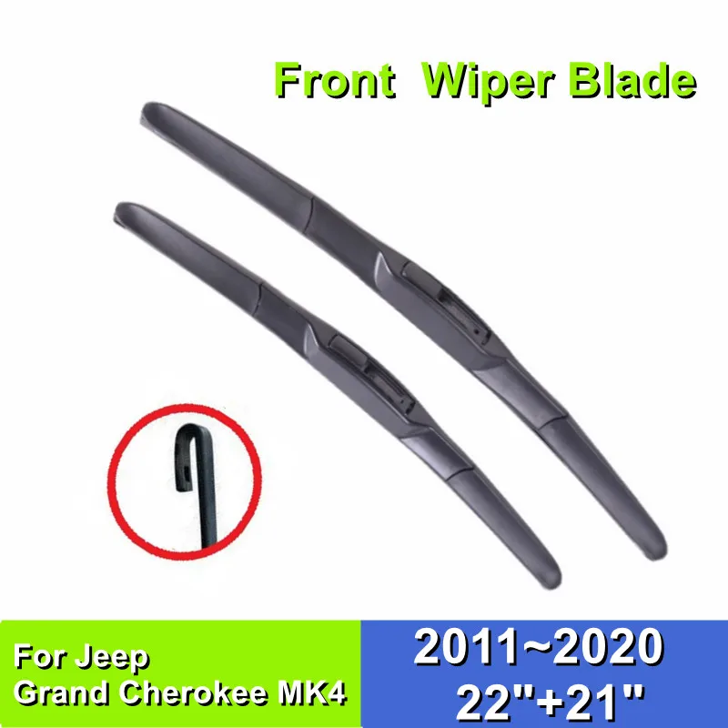 

Wiper Blade For Jeep Grand Cherokee MK4 22"+21" Car Windshield Windscreen Rubber 2011~2020