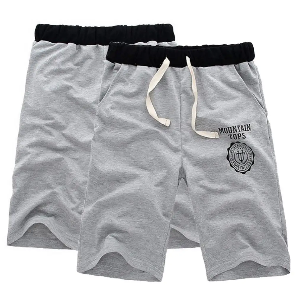 

Шорты мужские с эластичным поясом, модные штаны для дома и пляжа, с карманами, лето