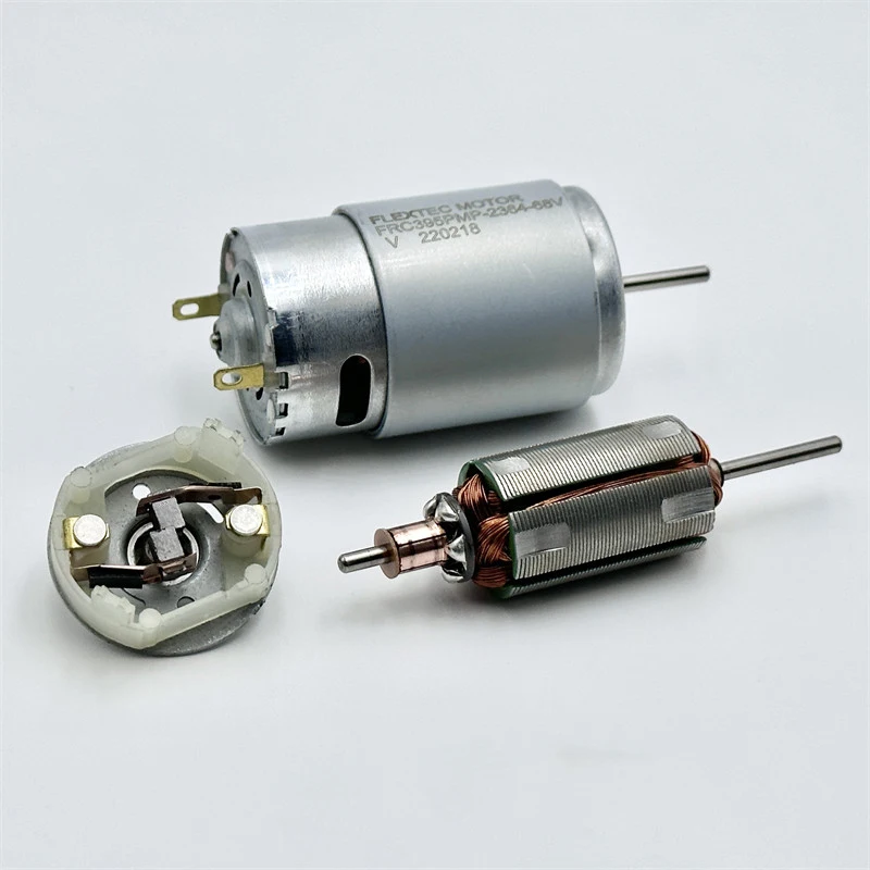 Микродержатель с угольной щеткой, постоянный ток 12 В, 14,4 В, 18 В, 24 В, 12200 об/мин, высокоскоростной большой крутящий момент для фен/игрушечного автомобиля, лодки