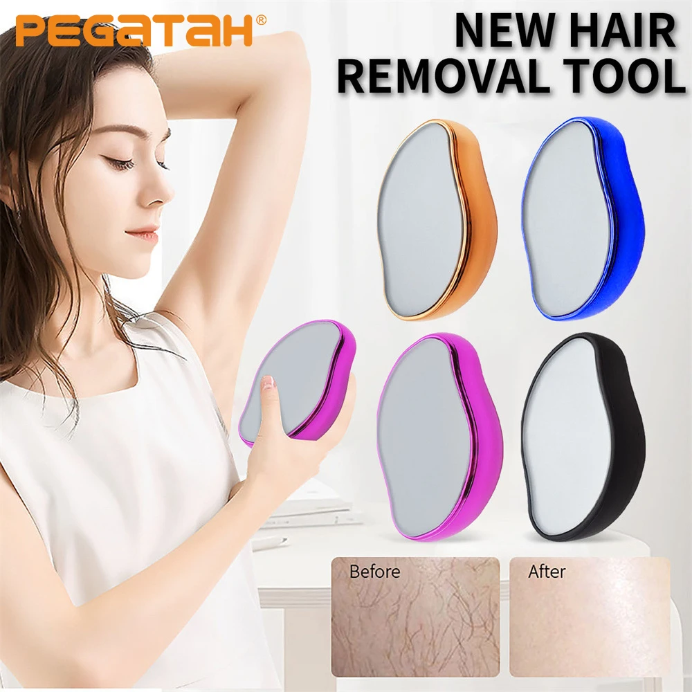 

Crystal Hair Eraser Physical Painless Easy Cleaning Reusable Hair Remover Body Beauty Depilation Makeup brushes Epilators