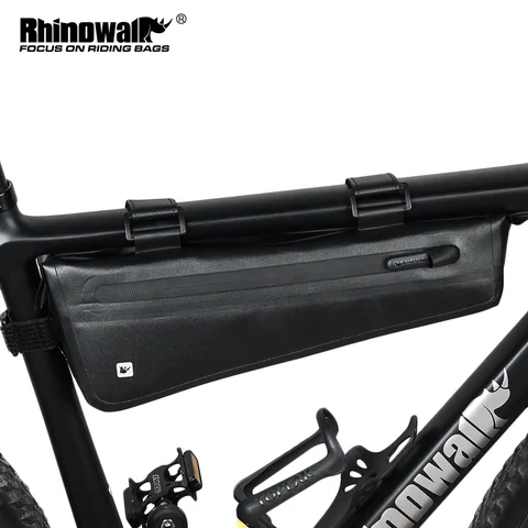 Треугольная велосипедная сумка Rhinowalk, сумка для велосипедной рамы, водонепроницаемая велосипедная сумка, сумка для аккумулятора, сумка для ...