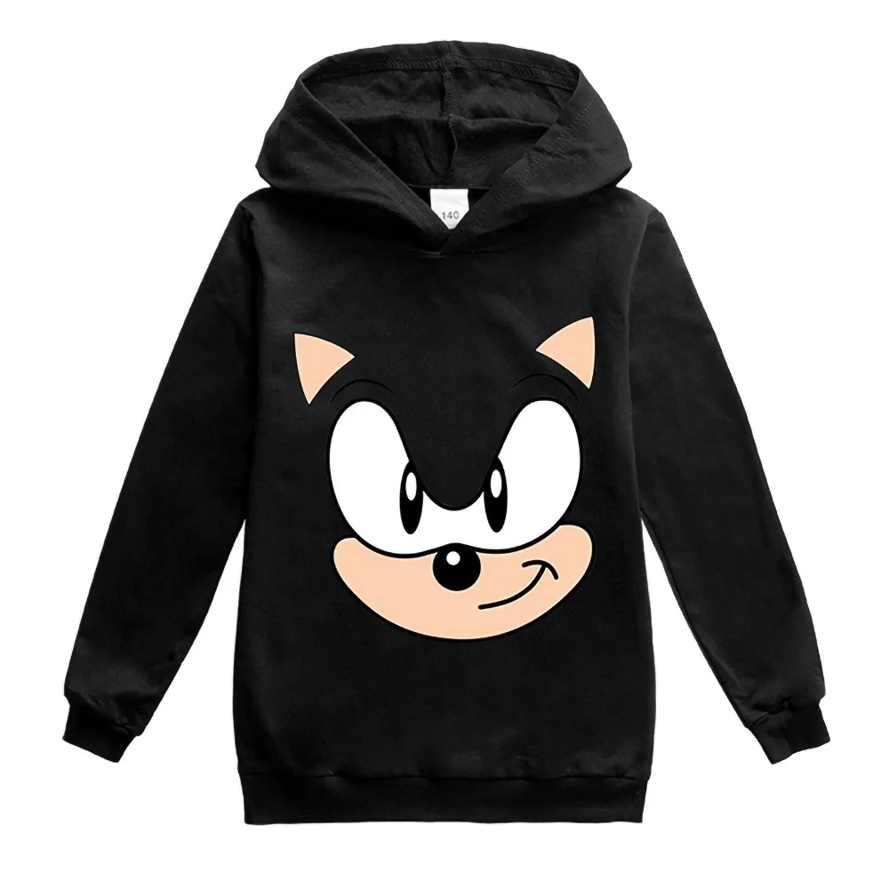 

Kids Long Sleeve sonicing Hedgehoing Hoodie Hat Cartoon Boys Girl Fashion Sweatshirt Spring Autumn Leisure Clothes