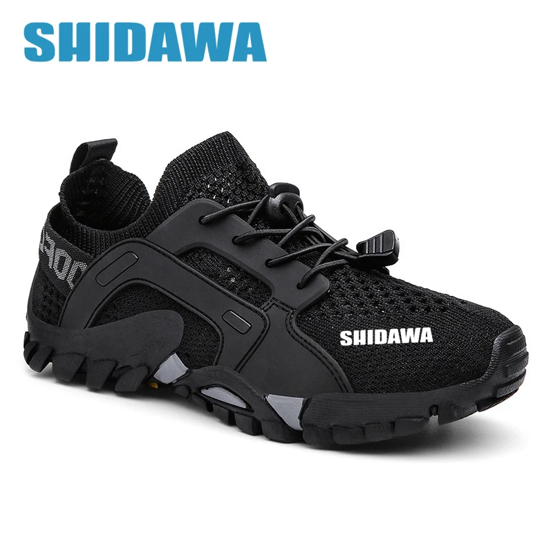 

New Men's Breathable Fishing Shoes Non Slip Mountaineering Shoes Casual Travel Quick Dry Beach Shoes Outdoor Sports Creek Shoes