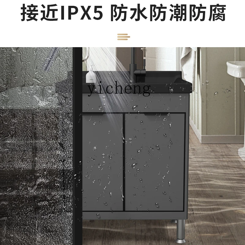 ZK домашний бассейн для стирки встроенный пол-потолок балкон умывальник шкафчик