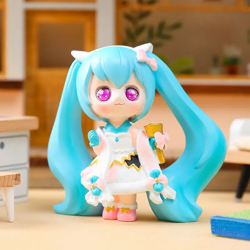 Аниме Hatsune Miku Автомобильные украшения Мультяшные милые Креативные фигурки