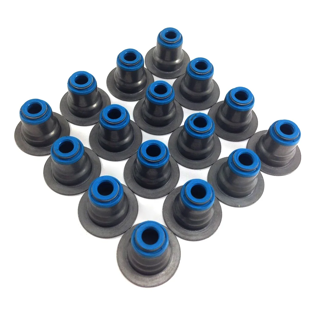 

16 шт. Набор уплотнений для стержня клапана автомобильные уплотнения клапана для впускного отверстия автомобильные аксессуары Замена для LS1 LS2