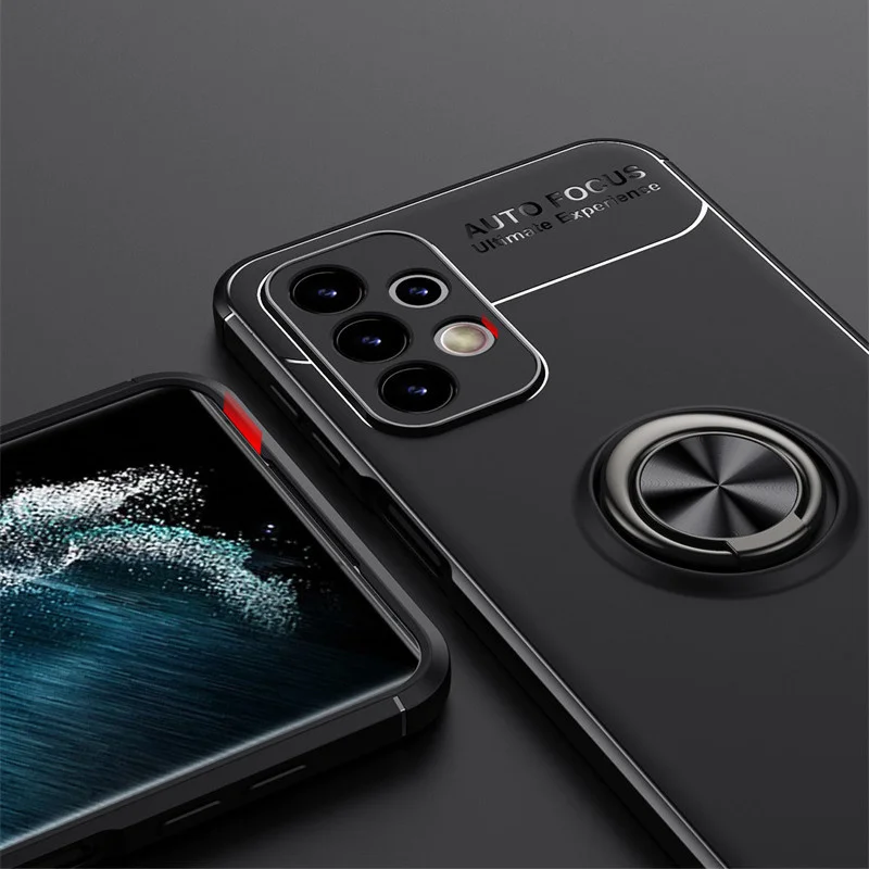 For Samsung Galaxy A23 Case For Samsung A23 Cover Fundas Original Megnet Stand Back Phone Bumper Holder For Cover Samsung A23