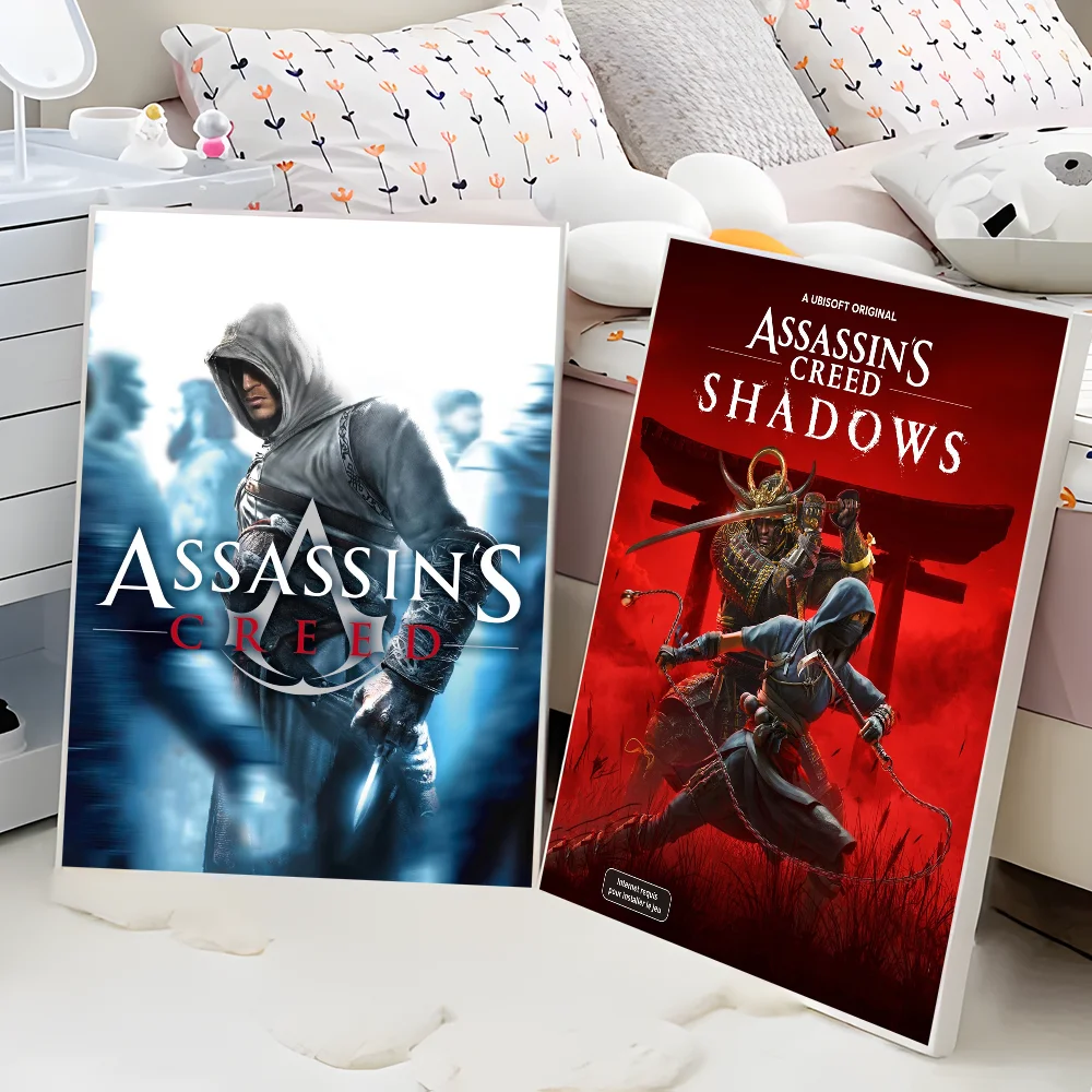 Assassin's Creed Game Высококачественный Винтажный Декор Для Комнаты Настенный