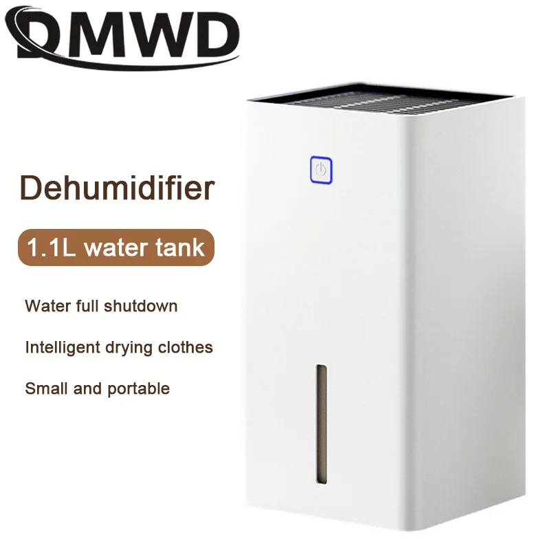 Portable Semiconduct Dehumidifier Electric Air Purifier Cool Dryer Cleaner Moisture Absorber Desiccant Absorbing Machine 110V