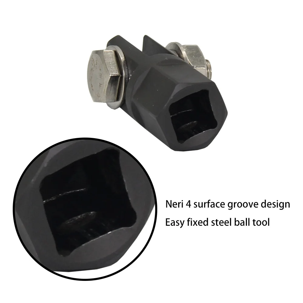 

Steel Ball Joint Rod Portable Universal Drive Or Impact Wrench Tools Durable 1/2 Inch Car Scissor Jack Drill Adapter