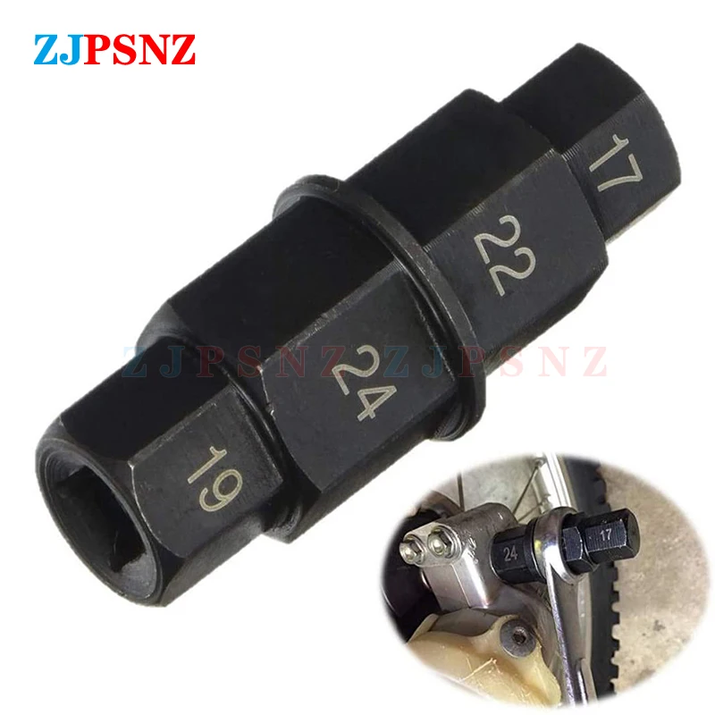 

1Pcs 17 19 22 24mm Motorcycle Front Rear Wheel Axle Hex Spindle Driver Removal Axle Tool Motorcycle Axle Tools Universal