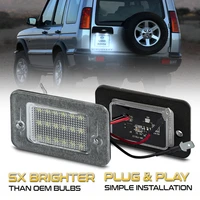 2pcs high brightness led license plate light number plate lamps for land rover discovery 1 1994 1999 discovery 2 1999 2004