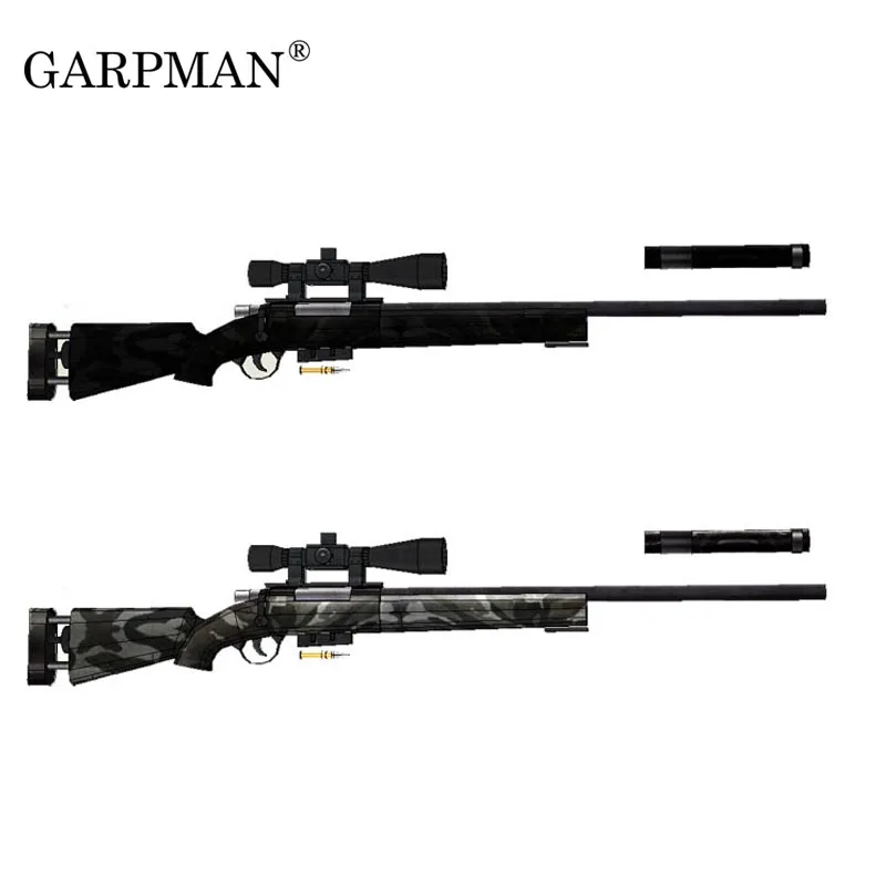 

120cm M24 Sniper Rifle 1:1 3D Paper Model Weapon DIY Papercraft Toy For Cosplay Ornament