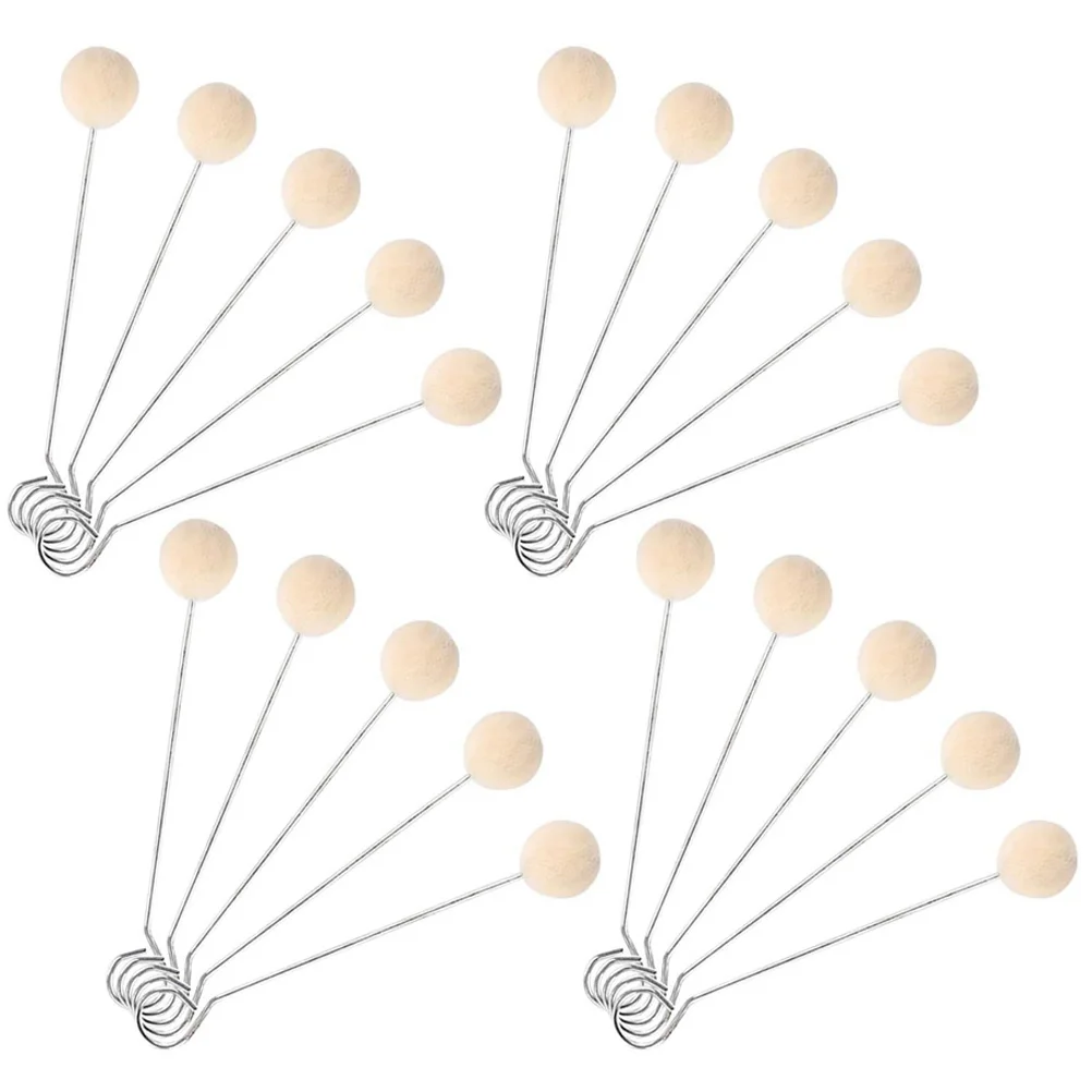 100 шт. аппликатор для окрашивания шерсти Daubers с длинной ручкой шарики инструменты