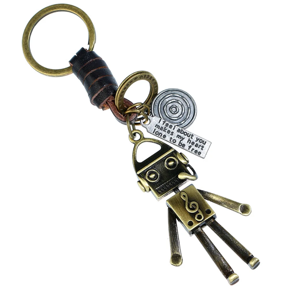 

Key Robot Pendant Keychain Ring Charm Chain Hanging Keyrings Pendants Model Holder Gift Decor Bag Birthday Keychains Car
