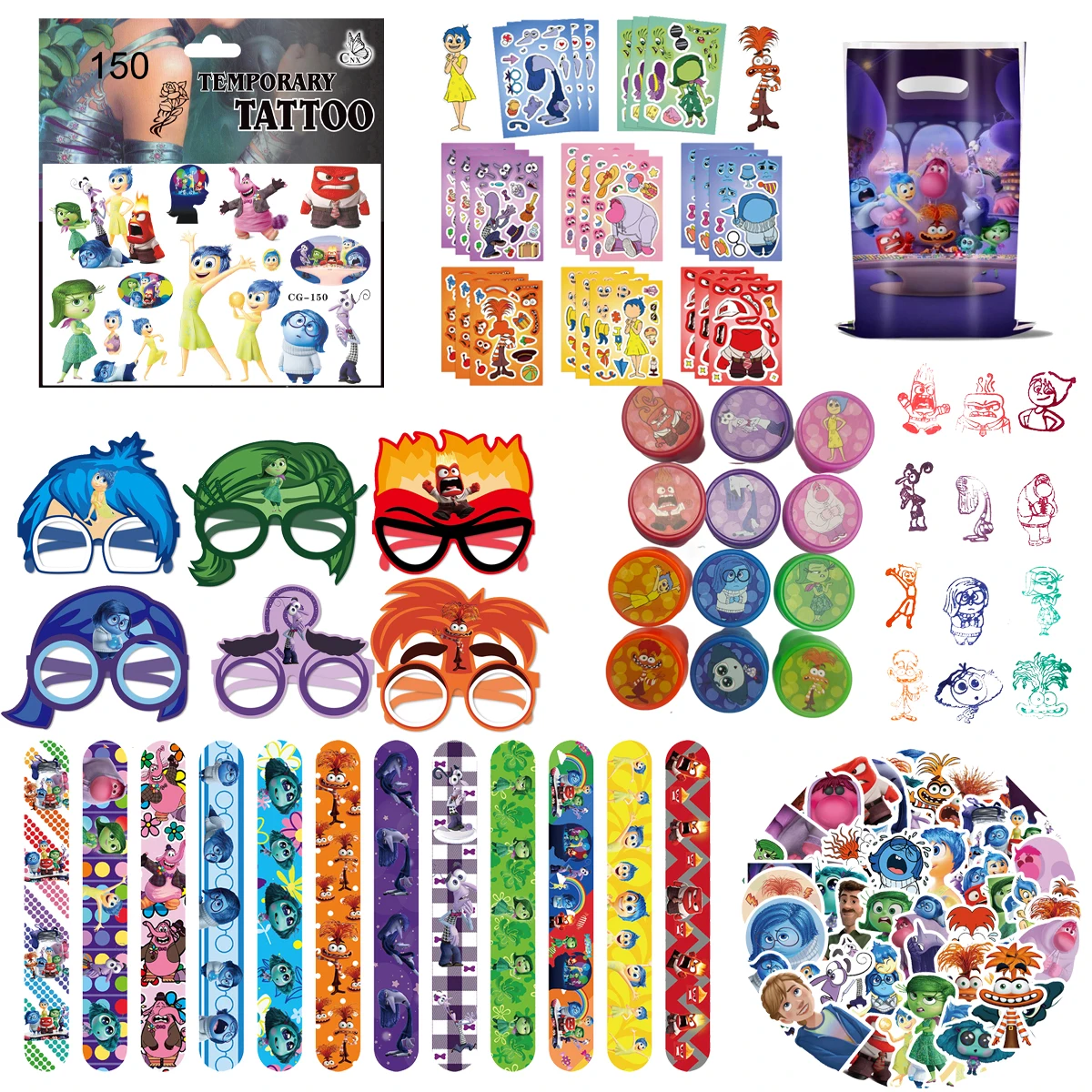 Disney Inside Out сувениры на день рождения подарки временные татуировки наклейки