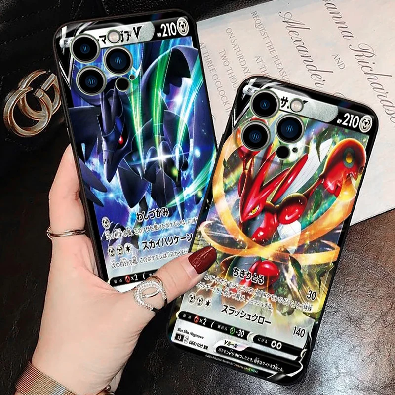 

Pokémon Anime Elf Card Phone Case For Funda iPhone 11 13 Pro Max 12 Mini X XR XS SE 2020 5 6 6s 7 8 Plus Soft Liquid Silicon