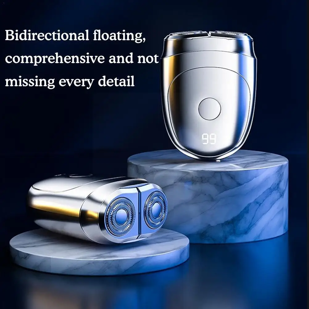 

High Quality Mini Electric Shaver Beard Trimmer Razor Shavers For Men Wet And Dry Use USB Charge Shaver Men Razor A4T8