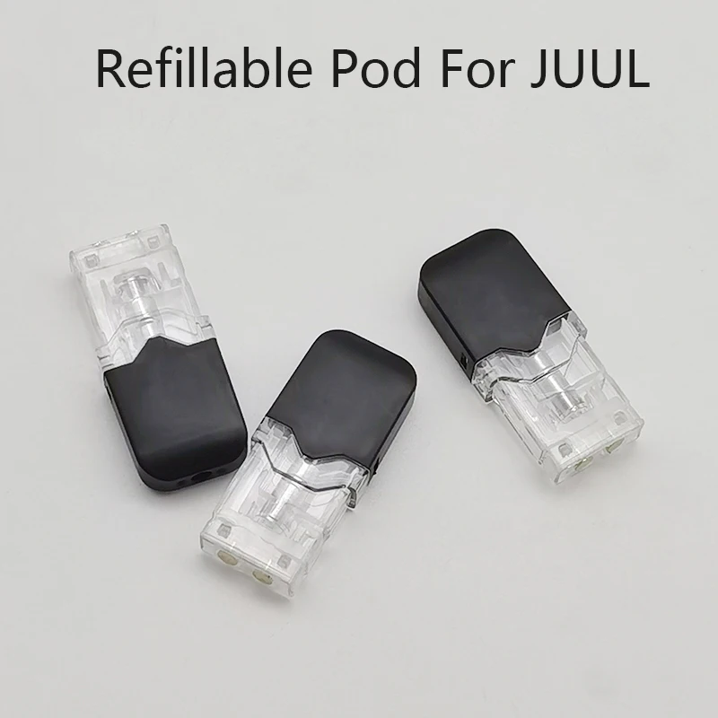 3pcs Refillable Pod For Juul Device 0.7ml Replacement Cartridge Pods No Leaking