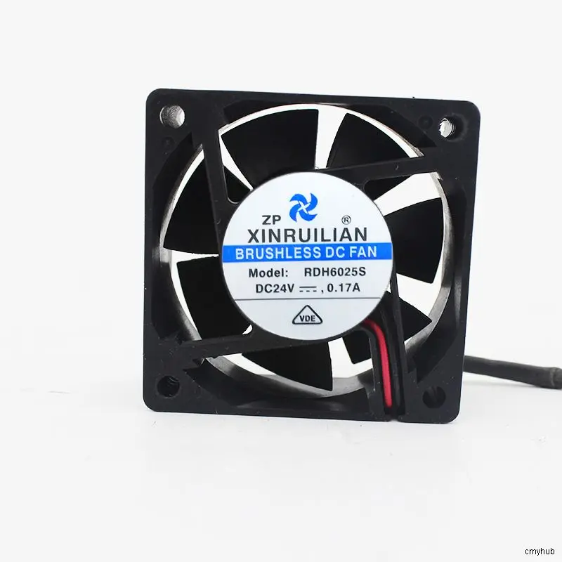 2-проводный охлаждающий вентилятор для XINRUILIAN RDH6025S DC24V 0.17A 6025 6 см 60 мм 60*60*25