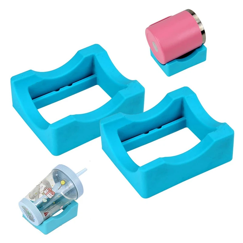 

2 упаковки подстаканников для оформления искусственных виниловых наклеек со встроенными слотами, 2 типа поддержки кривизны