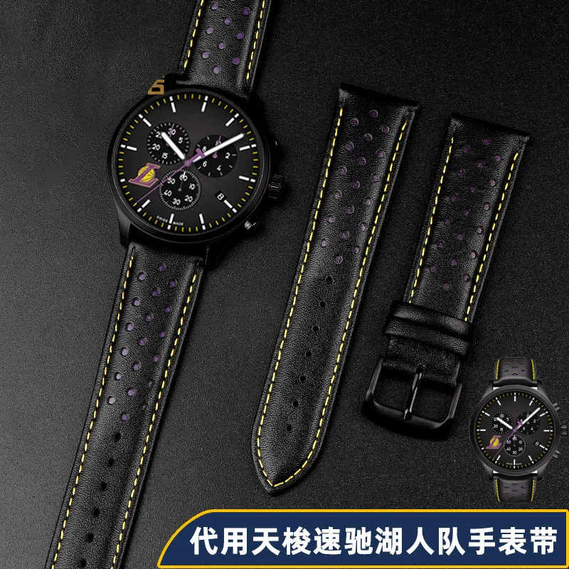 Ремешок из натуральной кожи для Tissot Speed series NBA 22 мм