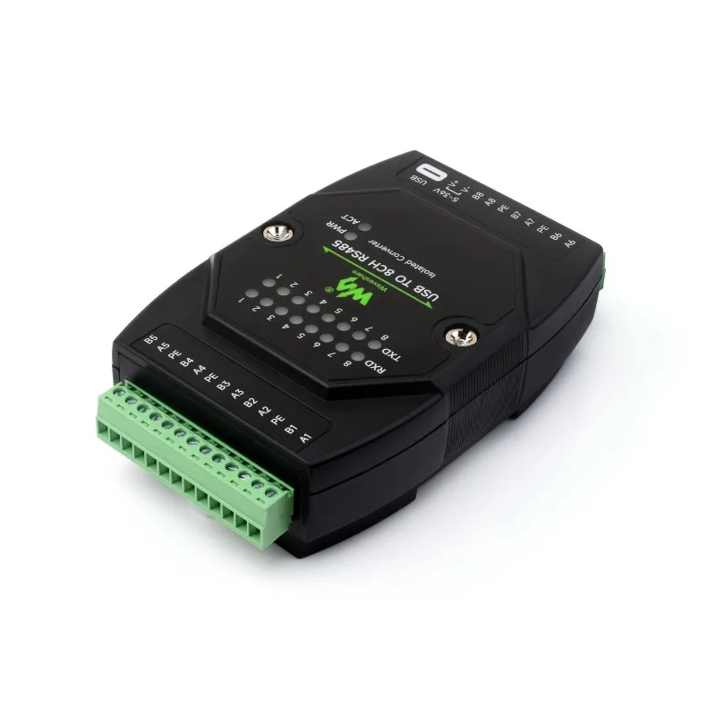 Изолированный преобразователь промышленного класса USB TO 8CH RS485 адаптер USB-RS485
