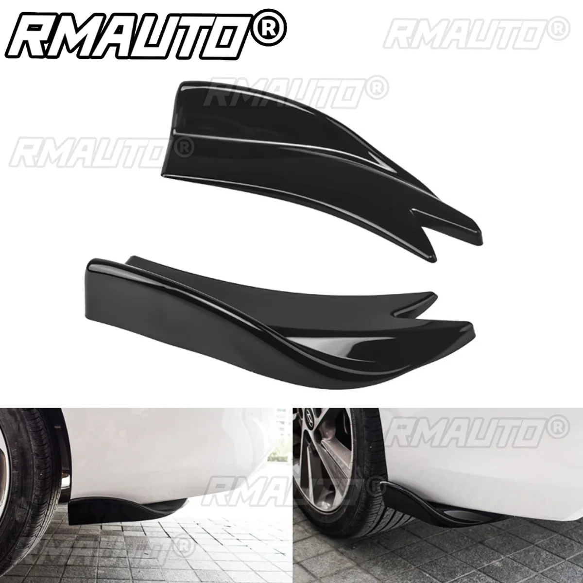 

RMAUTO Универсальный задний бампер, спойлер, диффузор, разветвитель, передняя защита для BMW, Honda, Audi, Nissan, Mazda, KIA