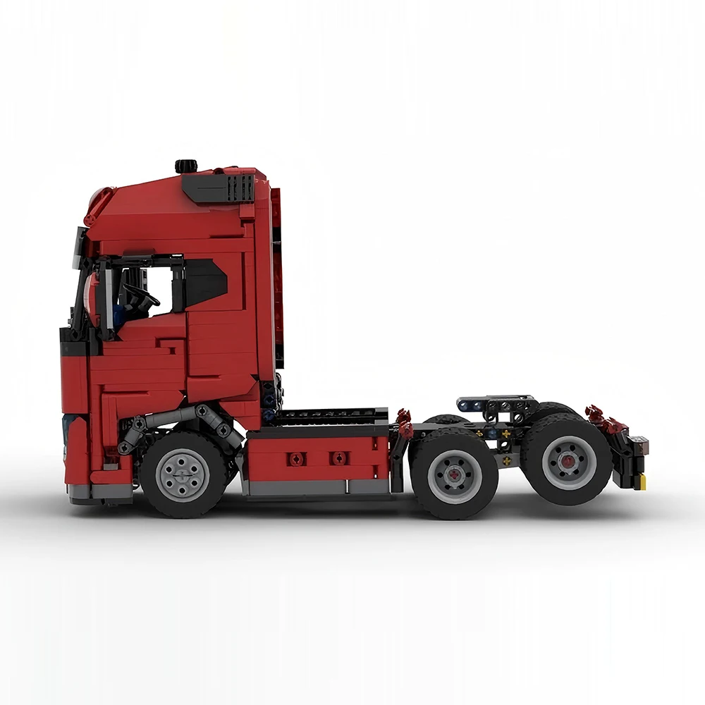 Фото Новый MOC City Transport FH750, модель грузовика, строительные блоки, сделай сам, сборка, детская игрушка для мальчиков, подарочный набор, 1339 шт. №1