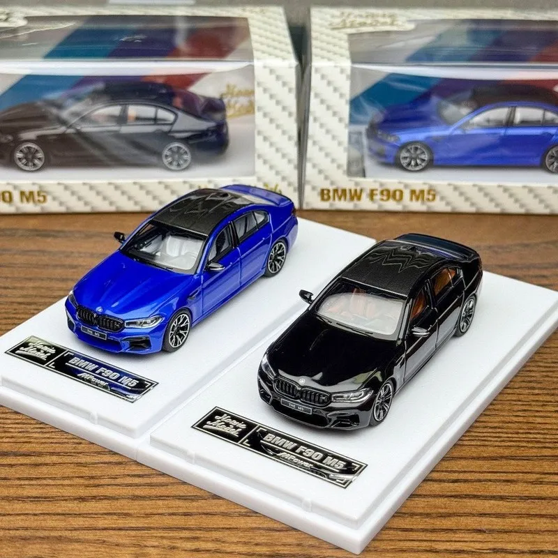 Фото Модель Howie 1/64 НОВАЯ BMW M5 F90, литая под давлением модель автомобиля, коллекционная игрушка из сплава, подарок для мальчиков. # пеееее №2