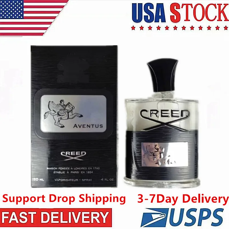 

Creed Aventus Perfumes High Quality Lasting Fresh Fruit Floral Fragrance Men's Parfum Gift Box Eau De Toilette Spray 120ml