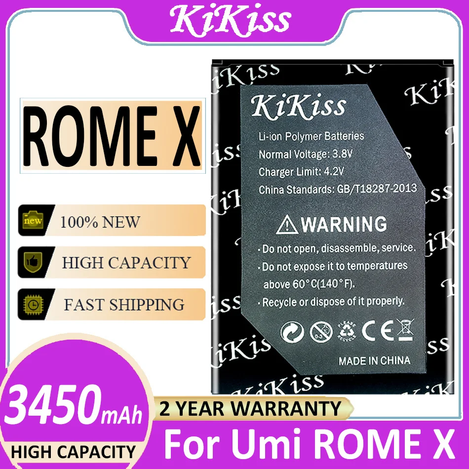 Аккумулятор для Umi ROMEX ROME X литий-ионный аккумулятор большой емкости 3450 мА · ч