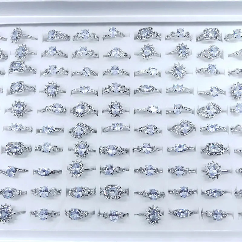 

Оптовая продажа 100 шт./лот антикварные посеребренные винтажные полые металлические Смешанные стильные ювелирные кольца для женщин