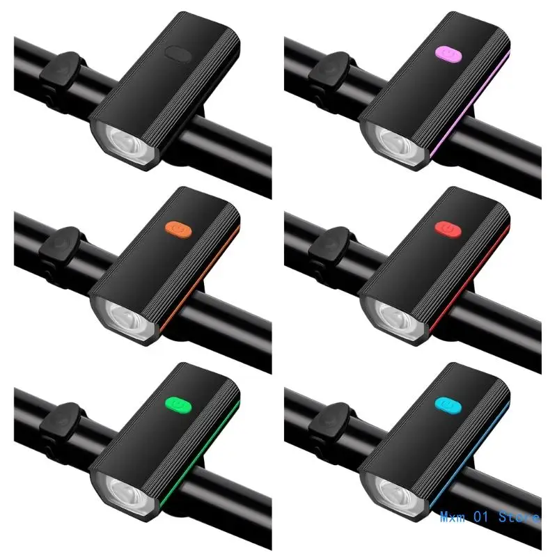 

USB аккумуляторная велосипедная лампа, очень яркая передняя фара для велосипеда, 3 режима освещения, Прямая поставка