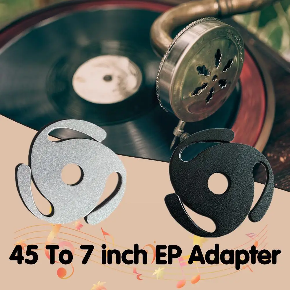 Durable Aluminum Alloy 45rpm Center Adapter 7" Big Record Vinyl Record Player 300f Cartridge Dp Adapter Turntable Hole Deno B4k2 images - 6