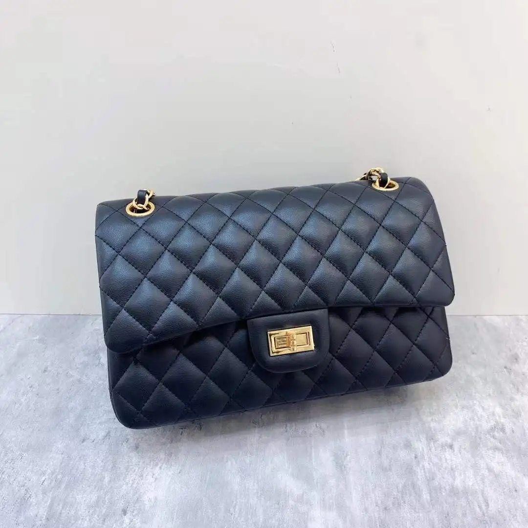 

Женская сумка на цепочке, новинка 2022, кожаная сумка через плечо в клетку с бриллиантами, вместительная сумка через плечо, универсальная диза...