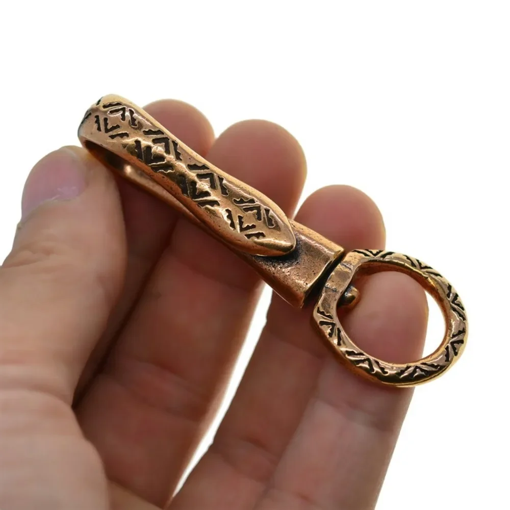 Твердый ретро латунный медный белый поворотный японский U-образный рыболовный