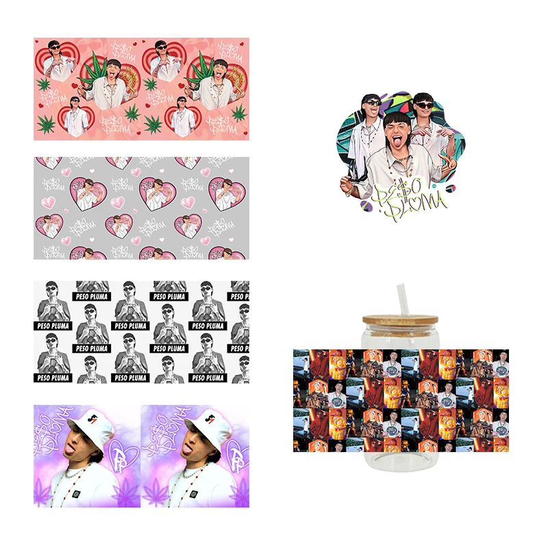 Термоклейкая пленка для стекла 16oz D938 pespluma 3D UV DTF Libbey Cup