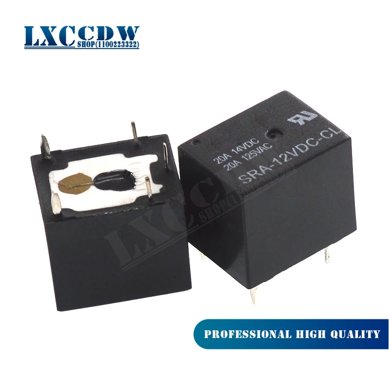 5 шт./лот реле Φ 5 контактов 12V DC Высокое качество T74 лампочка