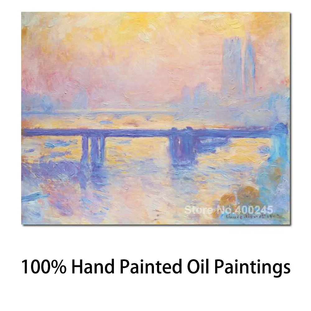 Картина на холсте Клод Моне масляная краска